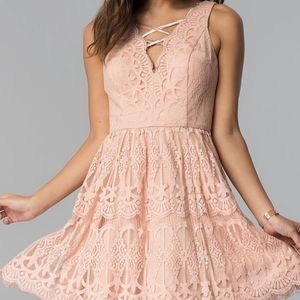 Dear Moon Dusty Rose Fit & Flare Party/Form